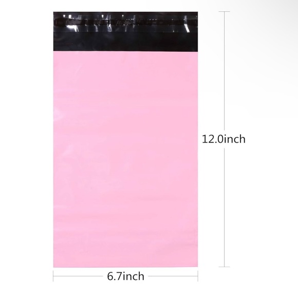 15pcsPink and Black Mailing Bags - Picture 3 of 5